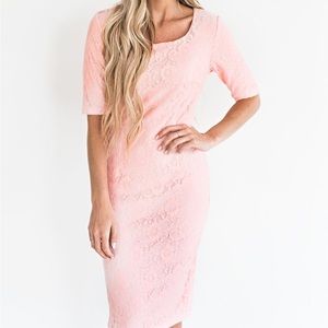 Mikarose French Rose Lace Dress XS